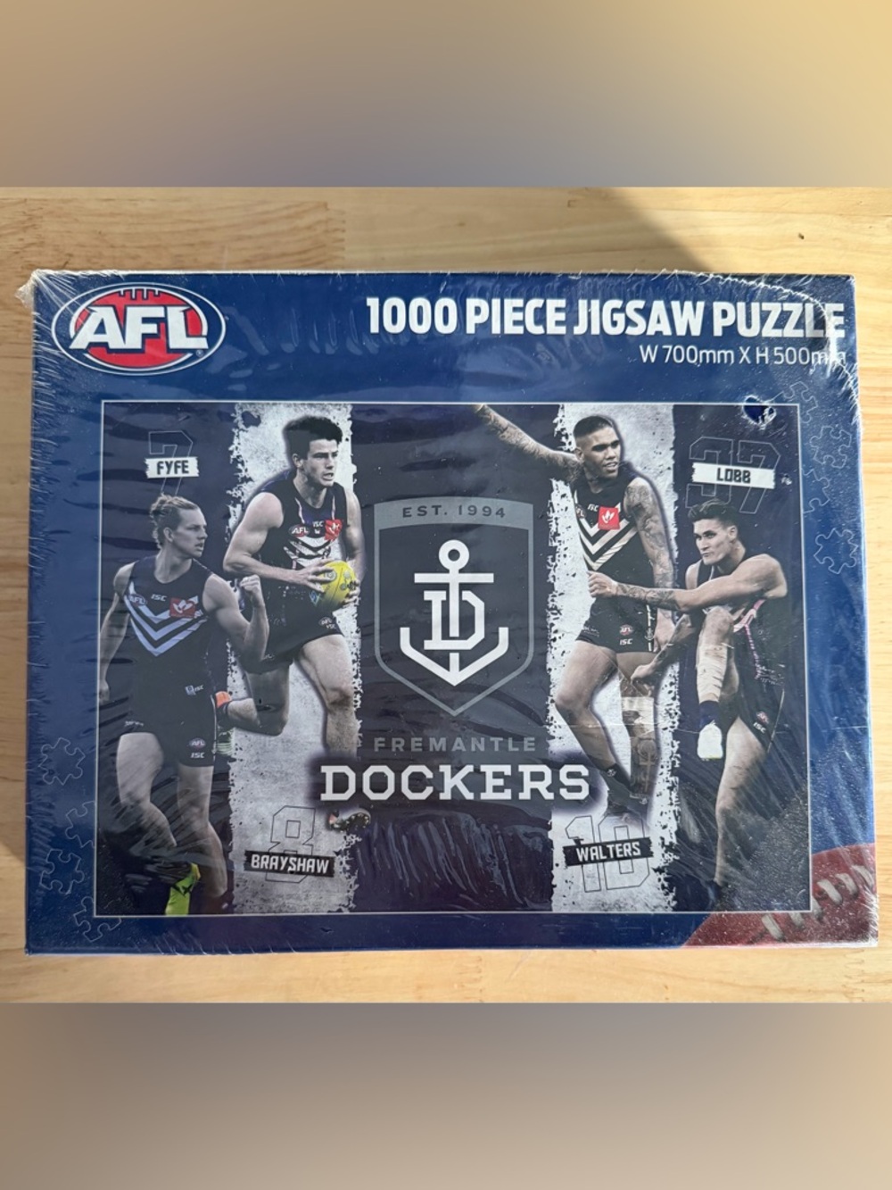 AFL 1000-Piece Jigsaw Puzzle - Navy and White